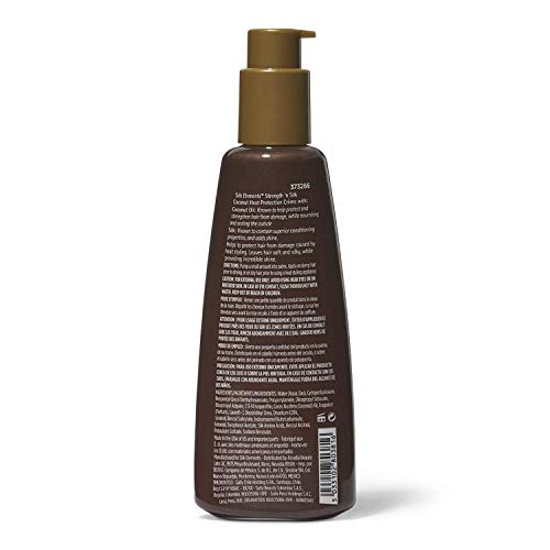 Silk Elements Heat Protection Creme for Hair - Anti-Frizz Smoothing with Coconut & Silk