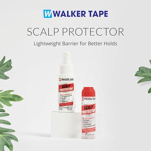 Walker Tape Scalp Protector Spray 2 oz - Skin-Safe Adhesive Booster for Wigs & Extensions