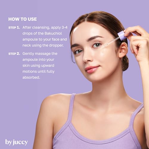 BYJUCCY Vinoberry Bakuchiol Ampoule Serum - Anti-Aging Face Serum, 1.01 fl oz