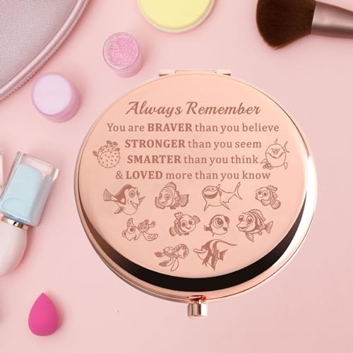 Nemo Dory Pocket Mirror - Compact Makeup Mirror for Fans