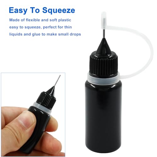 Piutouyar 10ml Precision Tip Applicator Bottles - 10 Pcs
