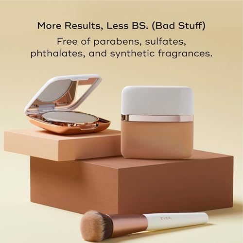 EVER Professional Contoured Foundation Brush for Liquid & Powder