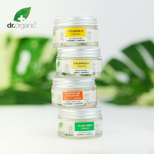 Dr. Organic Aloe Vera Concentrated Cream - Soothing & Hydrating Moisturizer