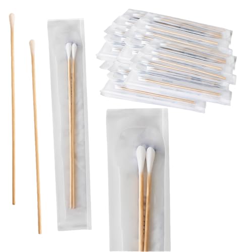 Vakly Sterile Cotton Tipped Applicators - 6 Inch Long, Pack of 200, Model Variation 1