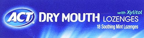 ACT Dry Mouth Lozenges with Xylitol - 18 Count Pack of 1