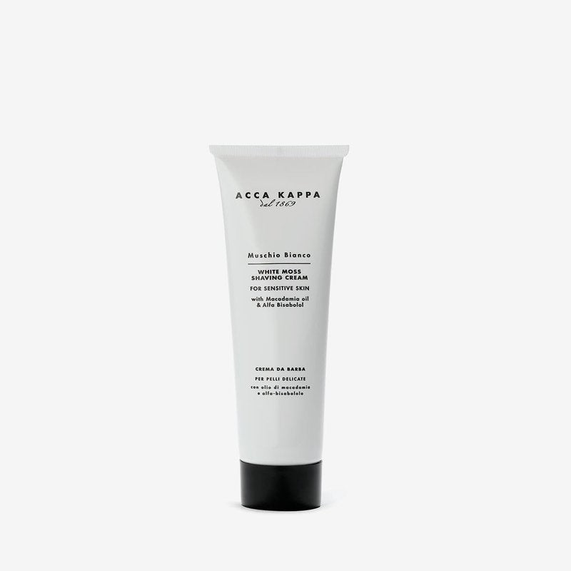 Acca Kappa White Moss Aftershave Cream – Soothing Botanical Emulsion for Sensitive Skin