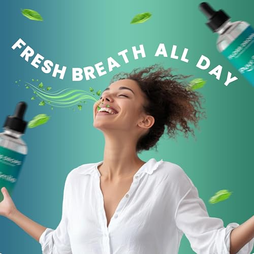 Puur Smile Concentrated Floss Drop Serum, Spearmint - 2oz Water Flosser Additive