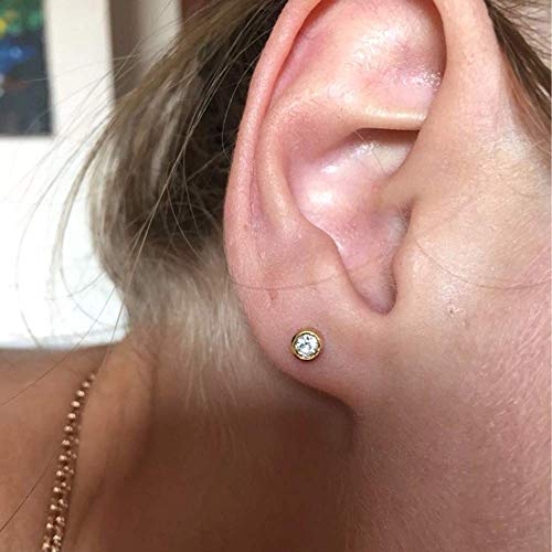 Ear Piercing Gun Kit - 6 Disposable Piercing Guns with Ear Studs & Tools