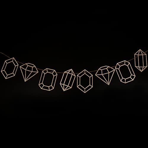 Gems Glitter Banner - Dazzling Gemstone Party Decor