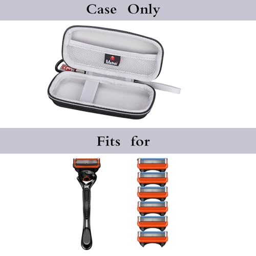 Mchoi Hard Carrying Case for Fusion5 Razor - Grey Travel Case