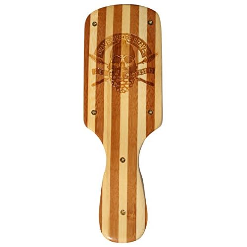 Grave Before Shave Beard Brush for Men with 100% Wild Boar Bristles and Bamboo Wood Handle