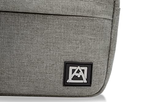 Avalanche Gray Dopp Kit Toiletry Bag - Durable Travel Organizer