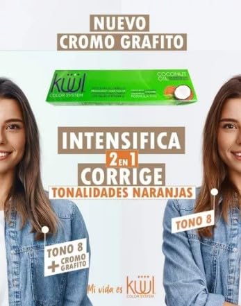 Cromo Grafito Hair Color Dye System - Professional Liquid Formula for Vibrant Permanent Color | 3.04 fl oz