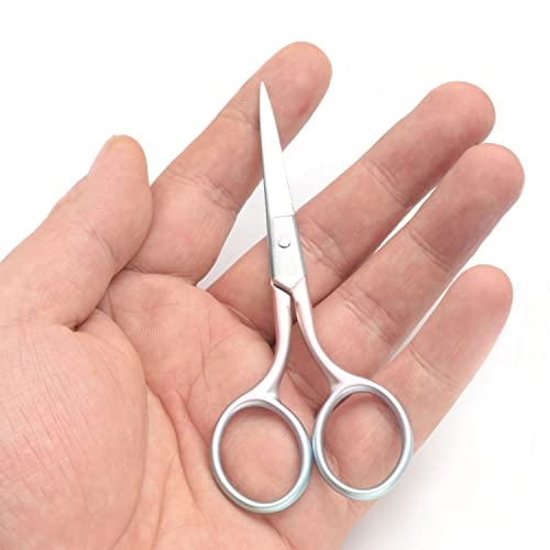 Professional 3.9-Inch Stainless Steel Grooming Scissors - Pink