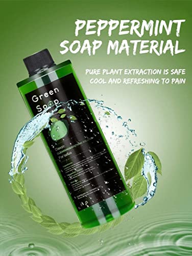 Dragon Art Green Soap 16.9oz with 8oz Squeeze Bottle for Tattoos