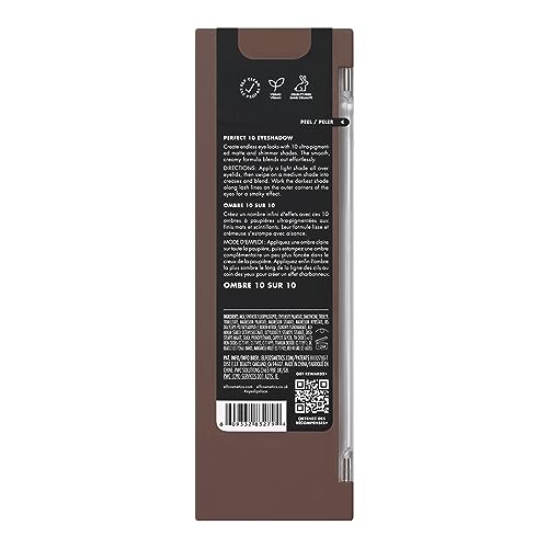 e.l.f. Perfect 10 Eyeshadow Palette - 10 Ultra-Pigmented Nude Shades