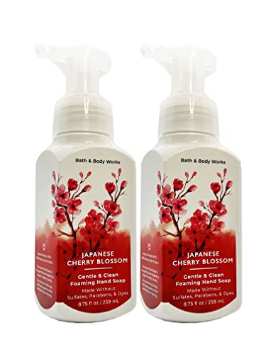 Bath & Body Works Gentle Foaming Hand Soap, Japanese Cherry Blossom (2-Pack)