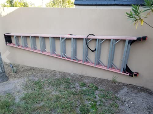 Heavy-Duty Ladder Hooks for Garage Wall Organization - 1 Pack