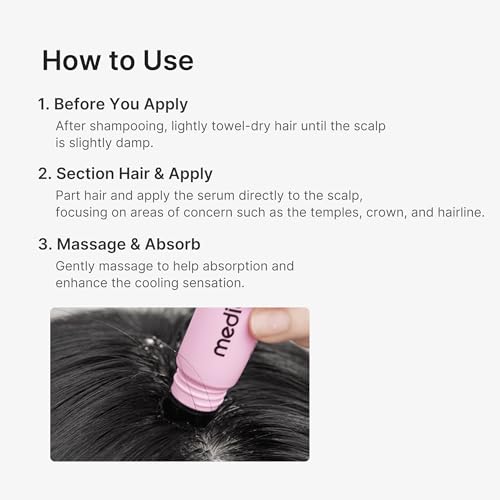 medicube Rosemary PDRN Scalp Refresh & Nourish Serum | Non-Greasy, Lightweight Serum for Thicker, Fuller, Denser-Looking Hair | Scalp Treatment for Flake-Prone Scalp, Soothing | Korean Hair Care, 20ml