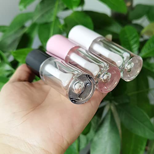 COSIDEA 14pcs Pink 6ml Lip Gloss Tubes with Big Wand for DIY