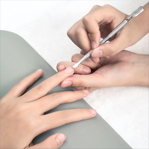 Professional Stainless Steel Double Ended Cuticle Pusher Tool