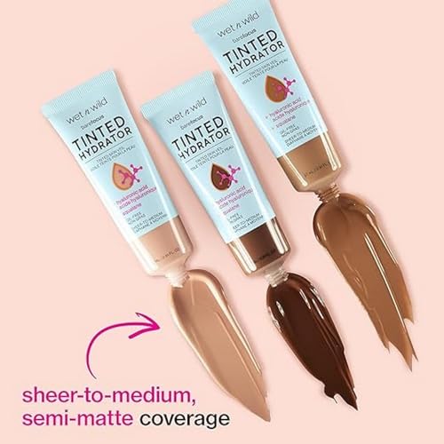 wet n wild Bare Focus Tinted Hydrator - Medium Tan, 2 Pack
