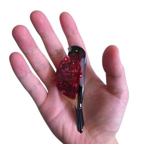 Bullfinch Bird Claw Clip - Cute Acetate Small Hair Claw for Women