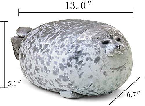 Cute Chubby Seal Plush Pillow - Ultra-Soft Stuffed Toy