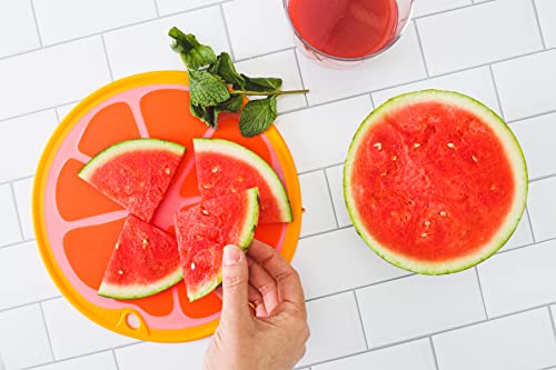 Dexas Citrus Slice 9-Inch Cutting Board - Reversible & Non-Slip