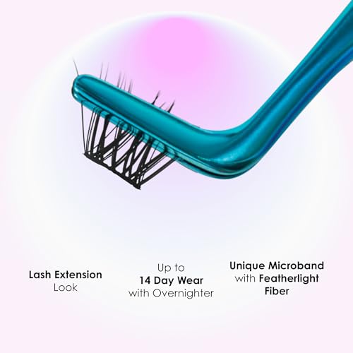 Falscara Classic Natural False Eyelash Clusters - 50 Wisps, 8mm-16mm, Reusable, Contact Lens Friendly
