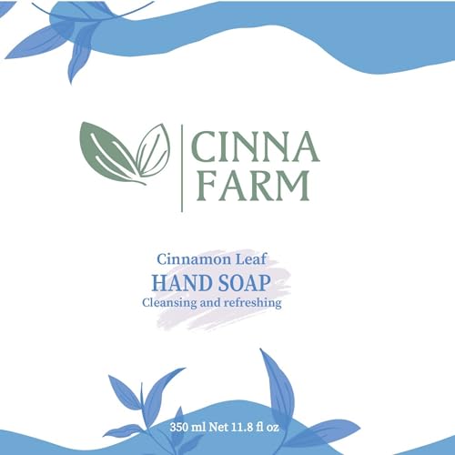 Cinnamon Hand Soap 2-Pack – Natural Cleansing with Vitamin B5, Refreshing & Gentle
