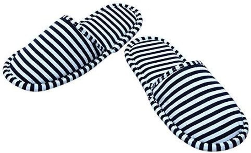 Travel Slippers - Portable Cotton Spa Slippers for Guests | Indoor Use