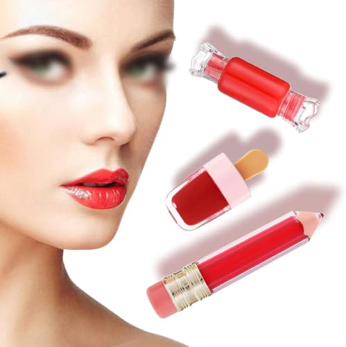 30 Pcs Novelty Empty Lip Gloss Tubes - Refillable DIY Lip Balm Containers