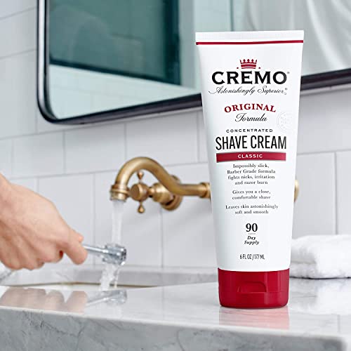 Cremo Barber Grade Shave Cream - Original, 6 Oz (Pack of 2)