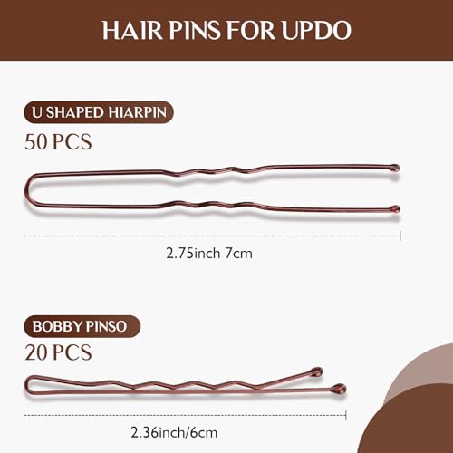 YGQQOY Dark Brown Hair Sponge Updo Hair Filler & Volume Bun Maker Kit