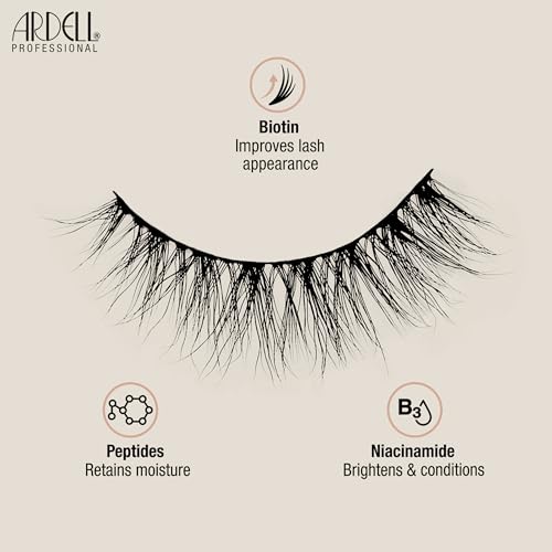 Ardell 751 False Eyelashes with Peptides & Biotin - Natural Wispy Lashes