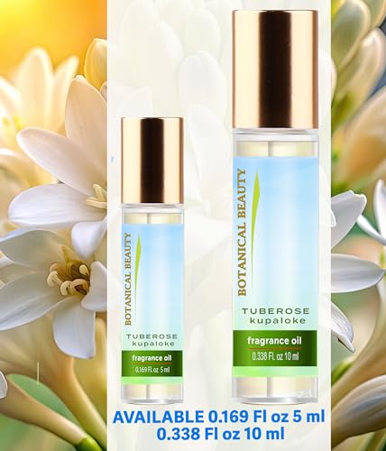 Botanical Beauty Tuberose Kupaloke Fragrance Oil Roll-On, 5ml