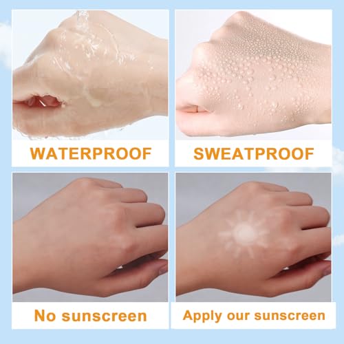 Okerker SPF 50+ Travel Sunscreen Packets - 20 Pack Mini Sunscreen for Face
