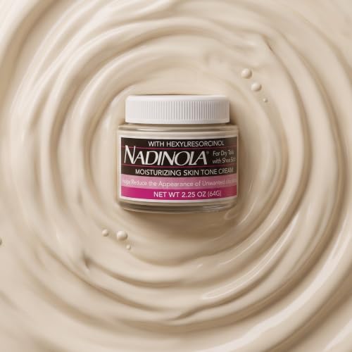 Nadinola Skin Discoloration Cream for Dry Skin - 2.25 oz Face Treatment