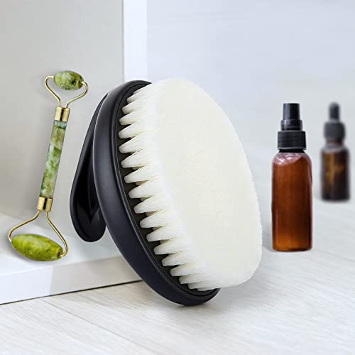 VANZAVANZU Dry Brushing Body Exfoliating Brush - Non-Slip Shower Scrubber, 2 Pack