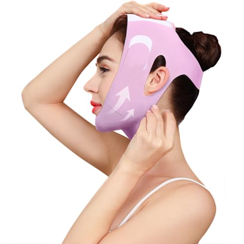 V-Line Chin Strap for Sleep & Yoga - Reusable Jaw & Face Shaping Band