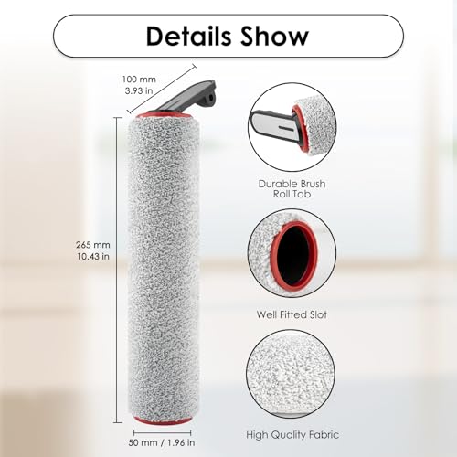 Dreame H14 Pro Replacement Roller Brushes & HEPA Filters - 4 Pack