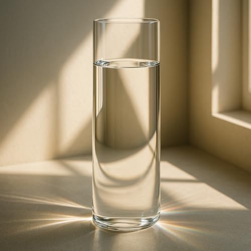 CYS EXCEL 12" Clear Glass Cylinder Vase - Elegant Candle Holder & Centerpiece