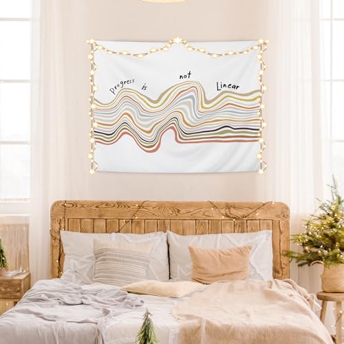 Inspirational Mental Health Tapestry - 50x60 Inch Abstract Wall Decor