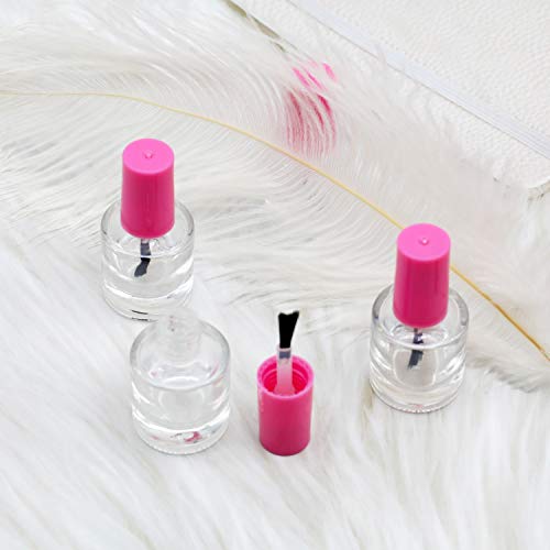GTHER 8ML Empty Nail Polish Bottles with Brush, Funnel & Mixing Balls (20PCS)