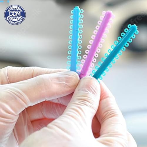 Orthodontic Ligature Ties - Pack of 1040 Multicolor O-Ties