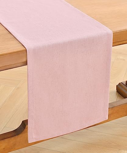 Wracra 13x48 Inch Linen Table Runner - Rustic Burlap Decor