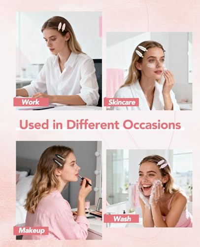 AMIZO Creaseless Hair Clips - 8 Pcs No Bend Bangs Holders