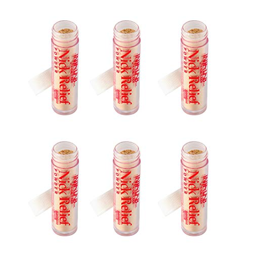 Infalab Nick Relief Styptic Powder - 6 Vials for Minor Cuts & Scratches