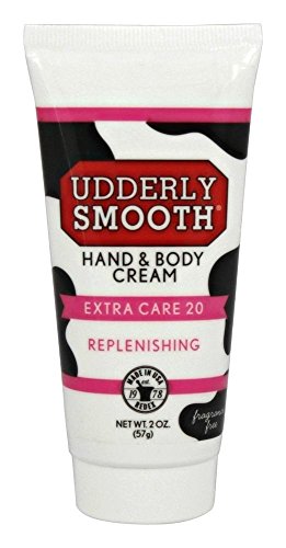 Udderly Smooth 20% Urea Hand & Body Cream, Fragrance-Free (3-Pack, 2 oz)